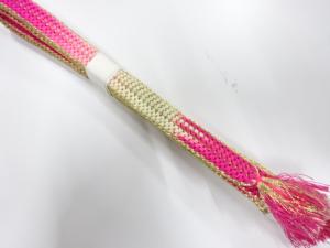 未使用品　正絹　手組帯締め